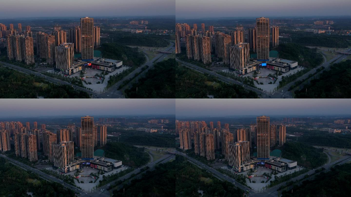 自贡航拍2020城市宣传高清2