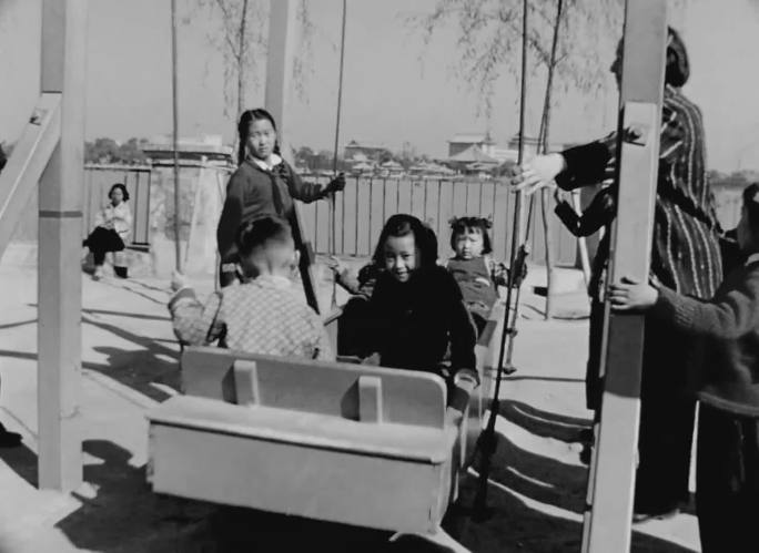 上世纪195060年代儿童玩耍学习空境