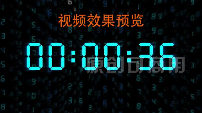 【原创4K】黑客帝国液晶显示90秒顺数