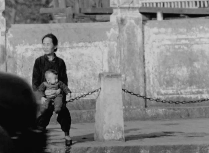 上世纪1950年代北京上海中国街景