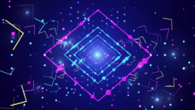 4K时尚节奏音乐背景循环