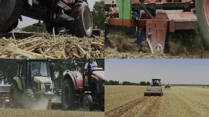 机械耕种-拖拉机-农业产业-土地流转
