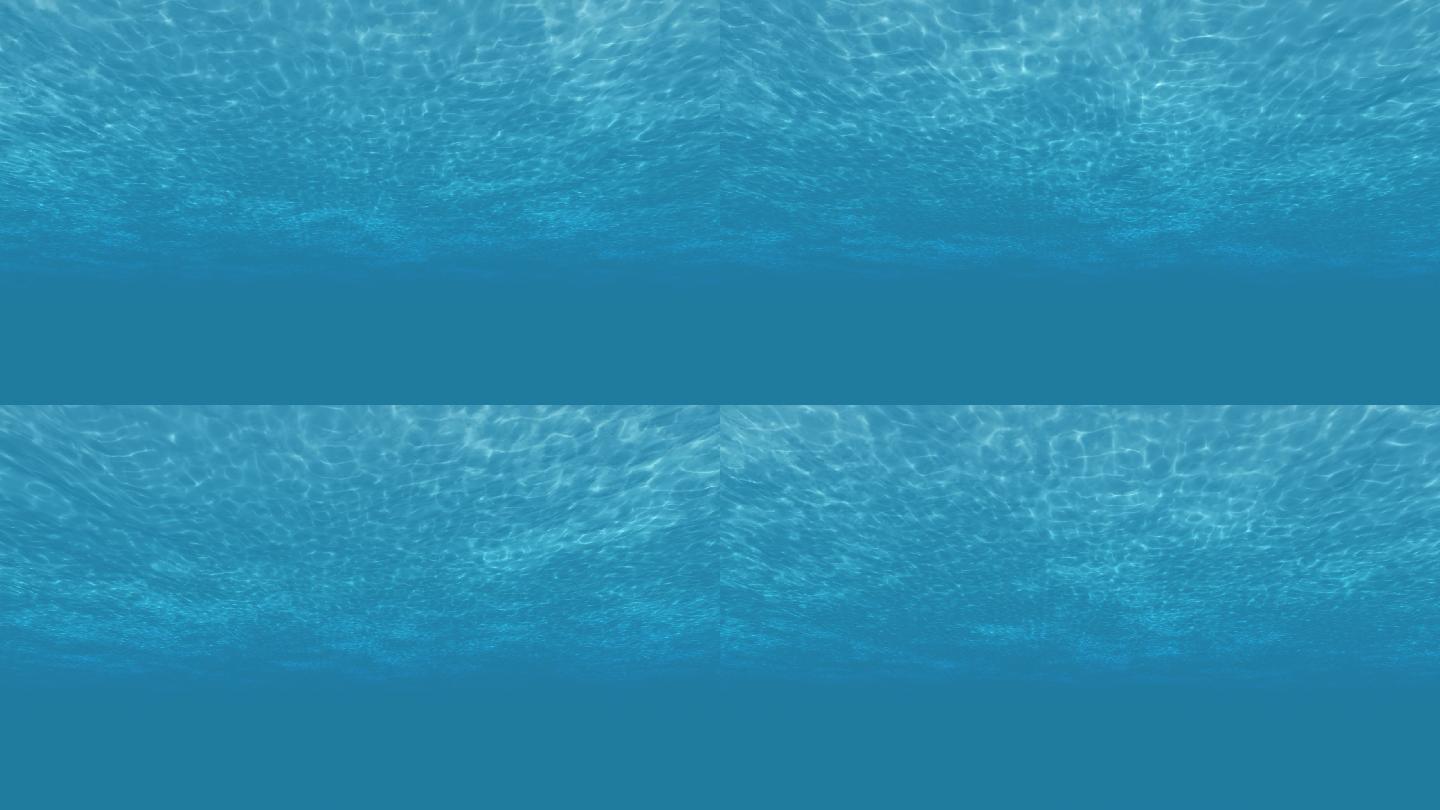 水底拍摄水面波浪水光01