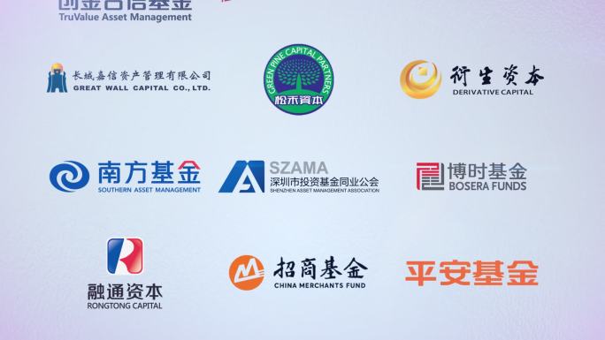 logo墙多图片折叠排版AE模板