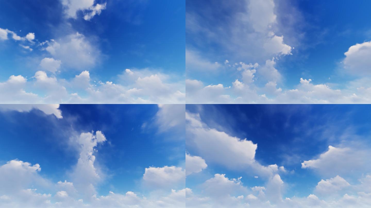 4K大气天空云延时拍摄