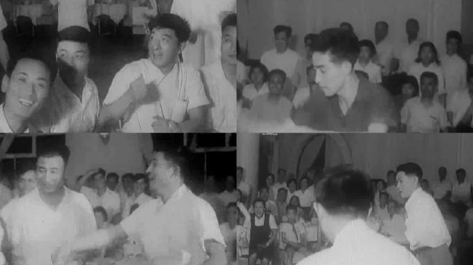 1961年国营职工运动乒乓球体育