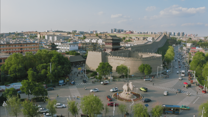 【4K】榆林市镇远门古城墙