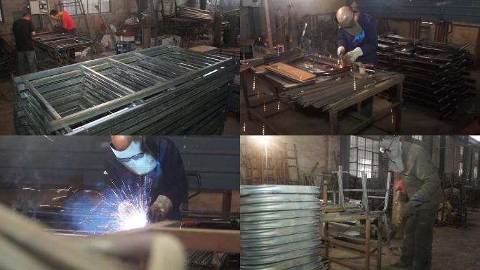 焊花-电焊-钢材焊接-铁制品加工02