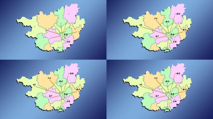 广西地图贵港地图贵港区位