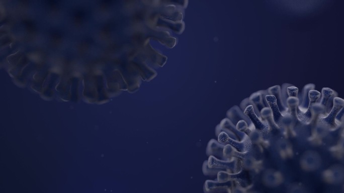 冠状病毒微微观形象