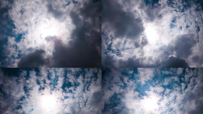 烈日下乌云流动丨6K丨延时摄影