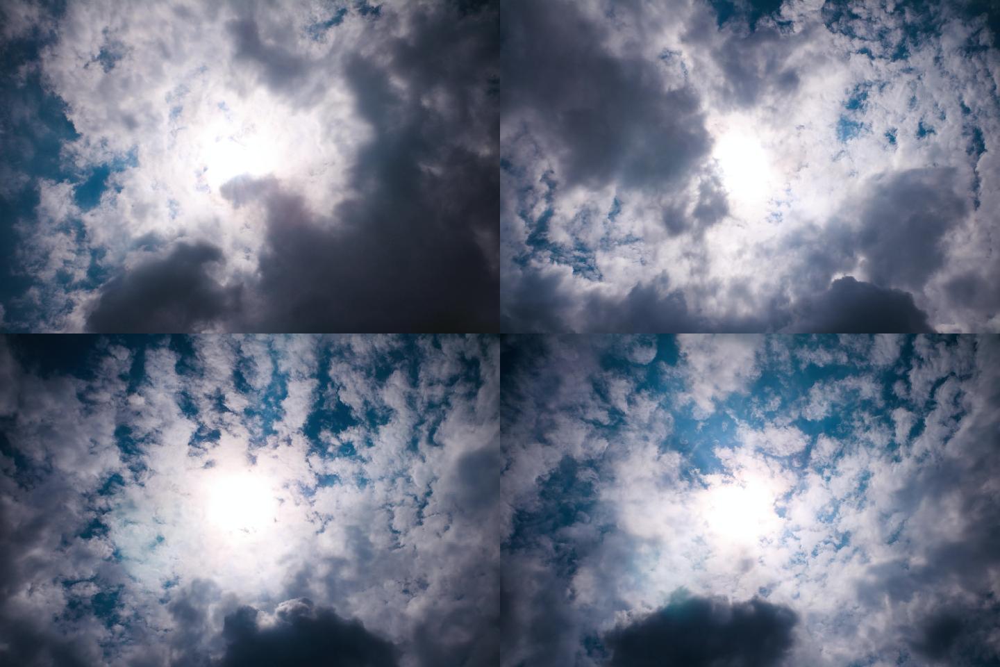 烈日下乌云流动丨6K丨延时摄影