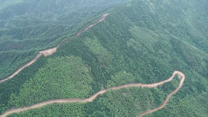 安徽池州石台黄山区航拍皖南风景