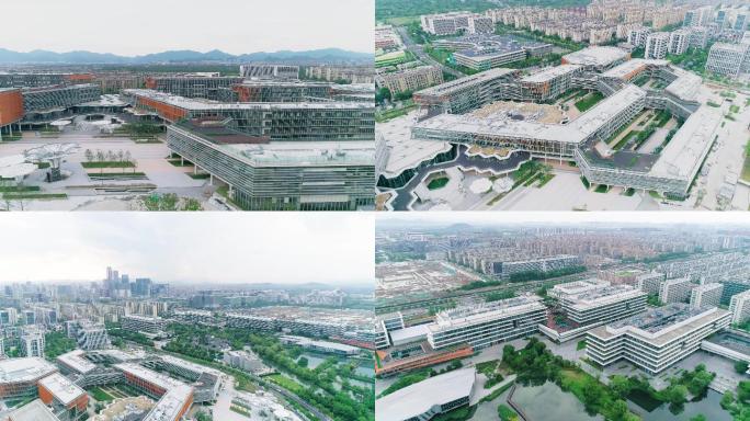 2020阿里巴巴航拍4k杭州未来科技城