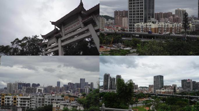 暴雨前的铁仔山公园