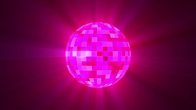 炫酷的Disco发光球动画