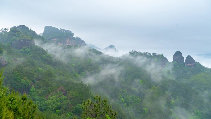 武夷山云海延时摄影003