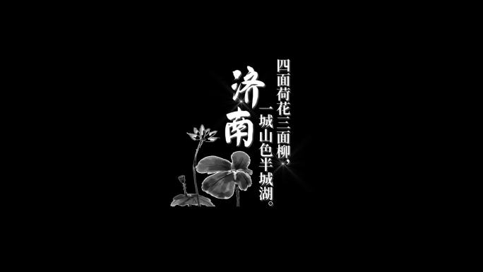 唯美粒子字幕条设计PR模板