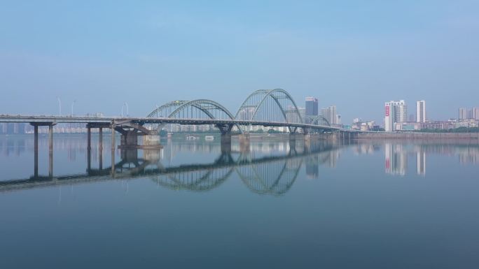 航拍吉安大桥