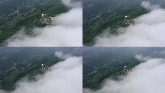 长沙最高峰黑麋峰云景