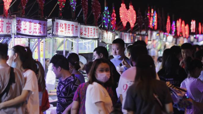 夜市石家庄泰华街夜市疫情后