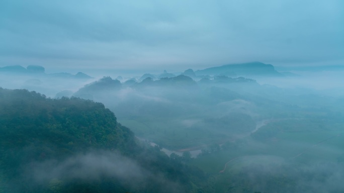 武夷山云海延时摄影001