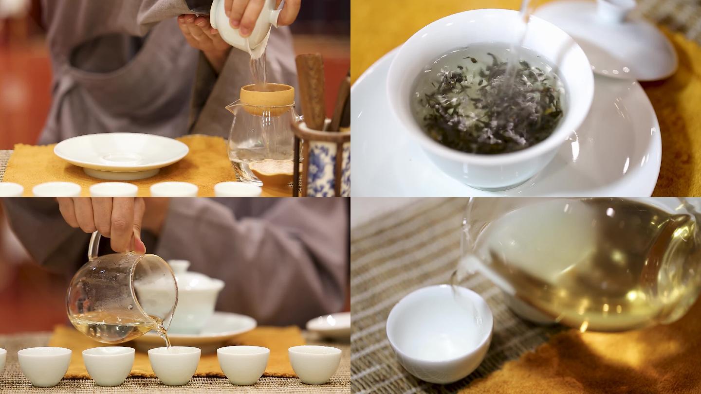 茶道茶艺表演展示泡茶喝茶修行茶文化