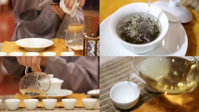 茶道茶艺表演展示泡茶喝茶修行茶文化