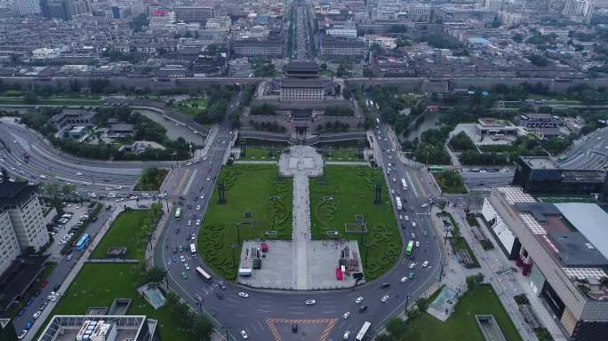 西安南门永宁门大全景