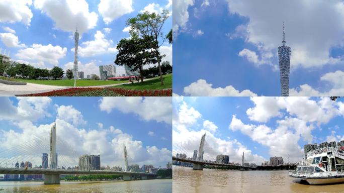 2020年广州城市4k风光延时视频