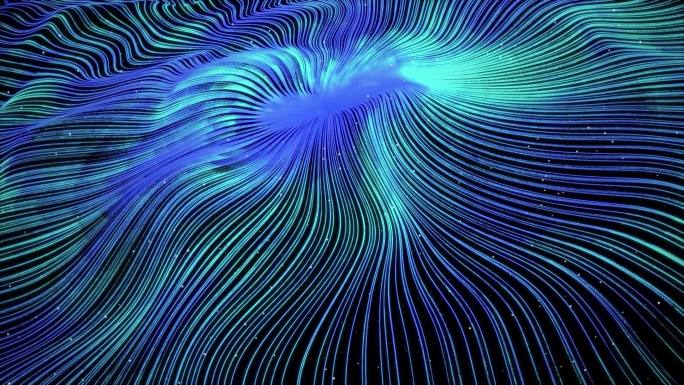 粒子流线旋涡-1