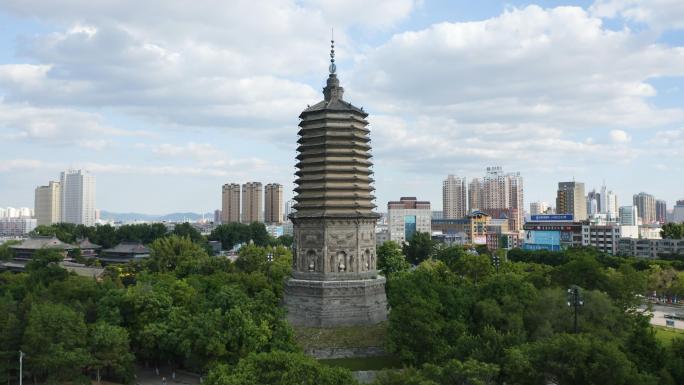 辽阳白塔人文风景古迹