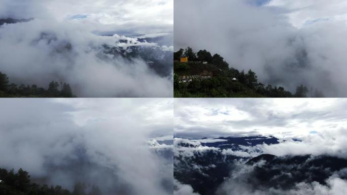 高黎贡山的超级云雾