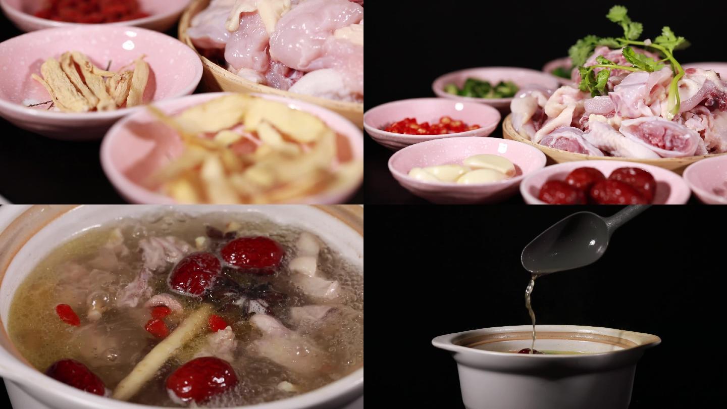 鸡汤做法炖鸡肉煲汤食材烹饪美味