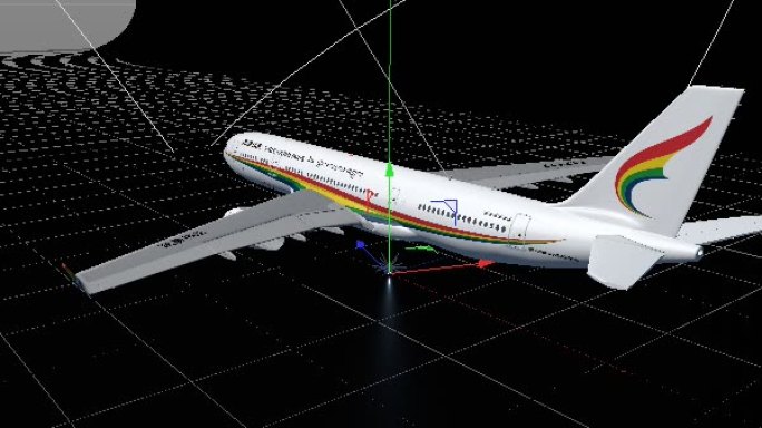 空客A330飞机模型
