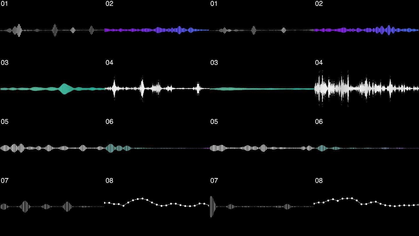 音频音普声音线8个