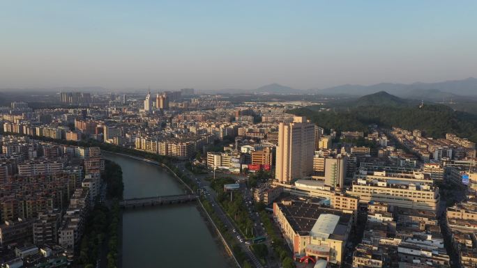 江门市台山市台城航拍