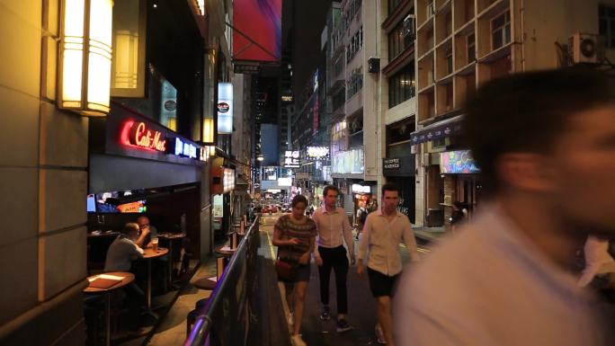 香港兰桂坊酒吧街