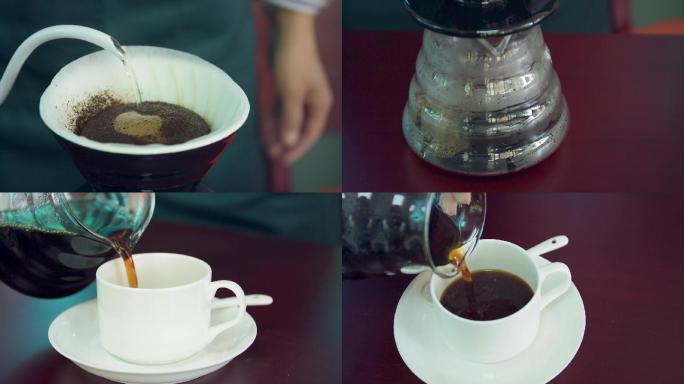 手冲咖啡冲泡咖啡咖啡制作过程