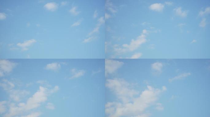 4k天空云朵延时摄影素材