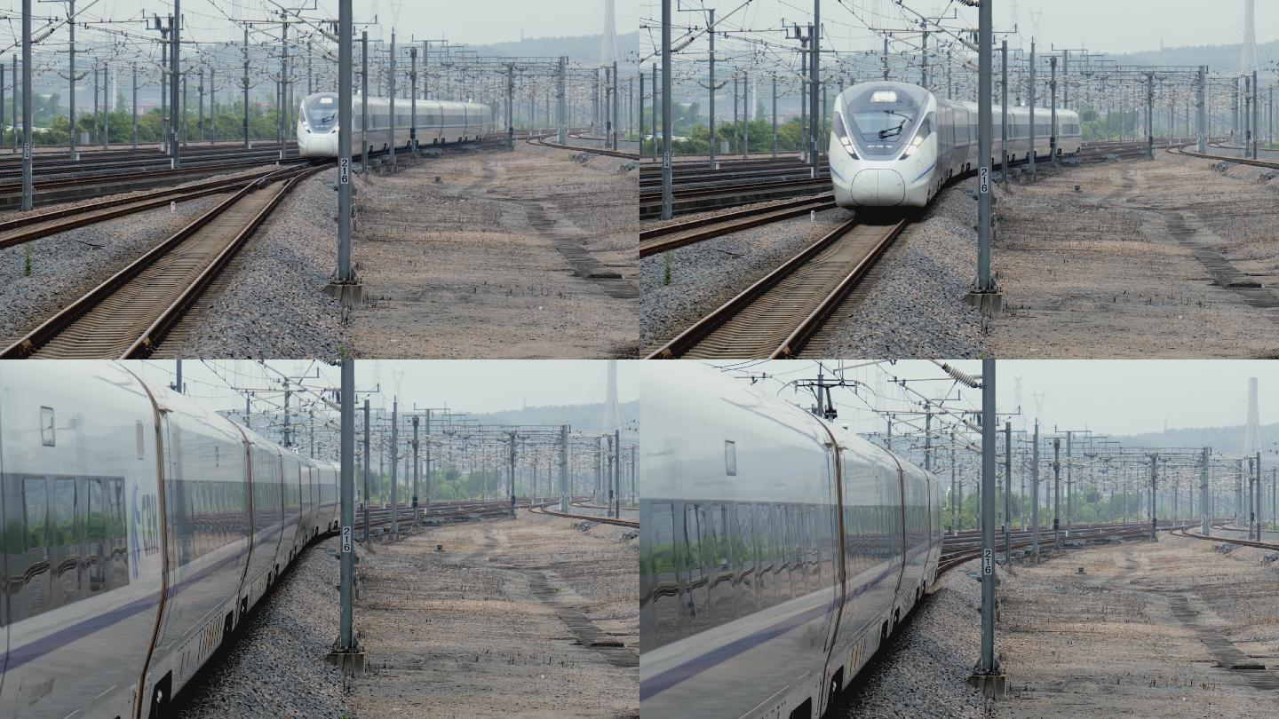 【原创】4K高铁--长沙高铁南站列车进站
