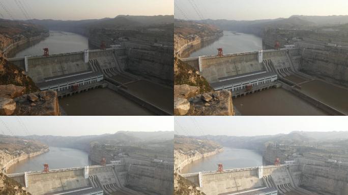 黄河万家寨水利大坝4K延时素材