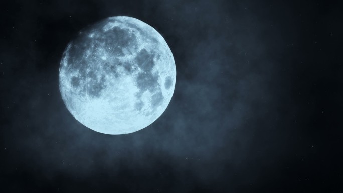 无缝循环夜空月球