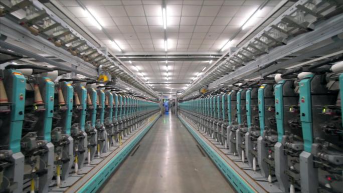 现代化纺织厂纺织生产全过程
