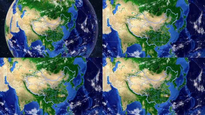 岳阳（地球中国定点俯冲）