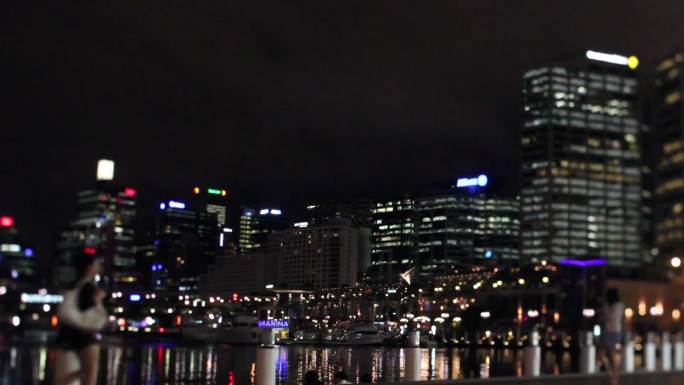 澳洲悉尼国外生活，海外街拍，港口夜景