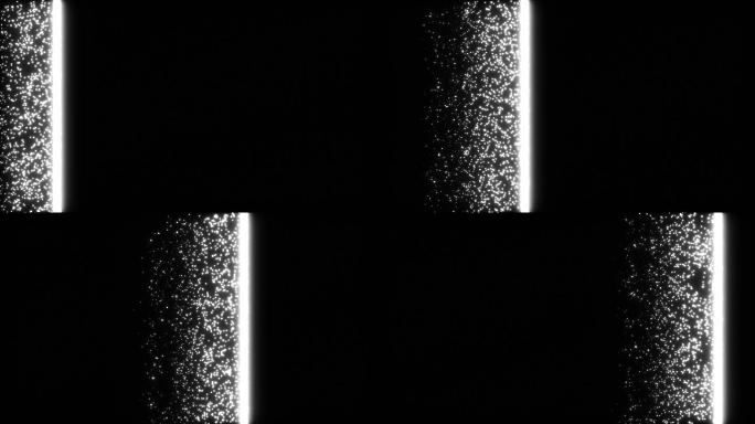 4K带通道-光条粒子闪烁科技过渡光点光束