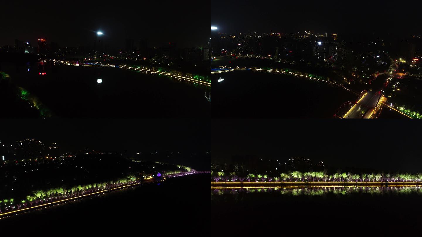 鹤壁夜景航拍（4K）