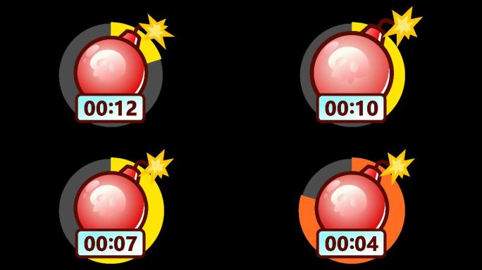 mg炸弹倒计时-alpha通道