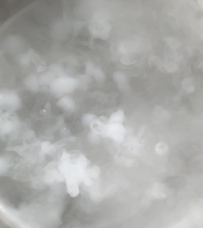 分子料理液氮气体烟雾抽象慢动作